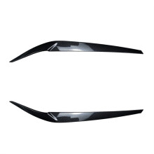 Car Headlights Eyebrow Eyelids Trim Cover for 5 Series G30 525I 530I 2017-2021 Car Stickers Trim Decoration A