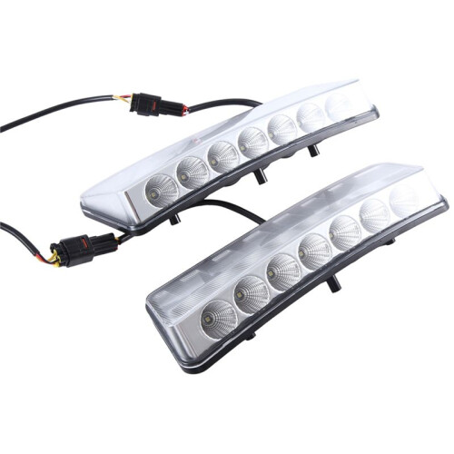 Daytime Running Light LED Turn Signal Fog Light for  03-05 White 1