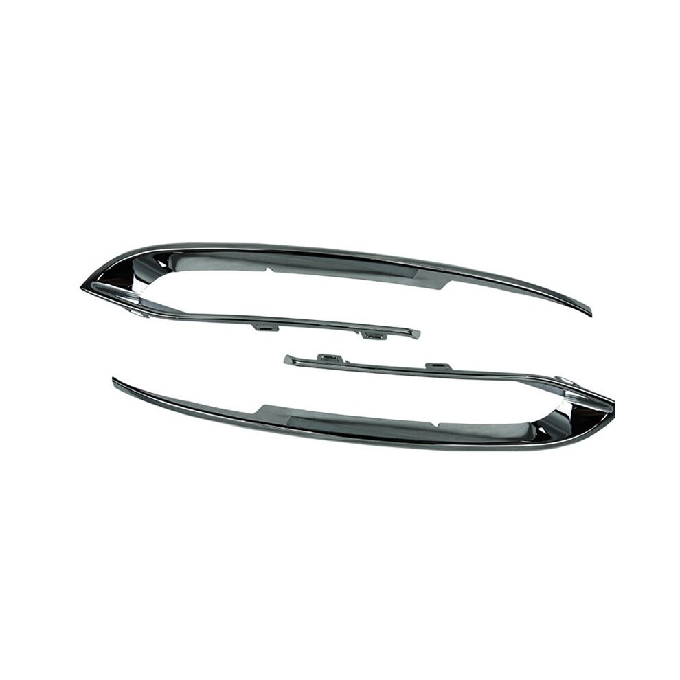 1Pair Car Bumper Decorative Strip(Lh+Rh)For 5 Series F10 F11 Fog Frame Trim 51117331769 51117331770 Light 4713418306522