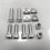 Chrome Passenger Foot Peg Mount Bracket for  Dyna Super & Wide Glide 06-17 9
