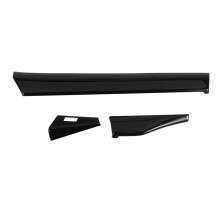 3Pcs Car Glossy Black Center Console Dashboard Panel Decorative Cover Trim for HRV HR-V Vezel 2021 2022 RHD