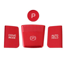 4Pcs Car Central Control Gear Button Sticker Cover Trim Panel Frame for Carnival 4 KA4 2020 2021 2022 Red