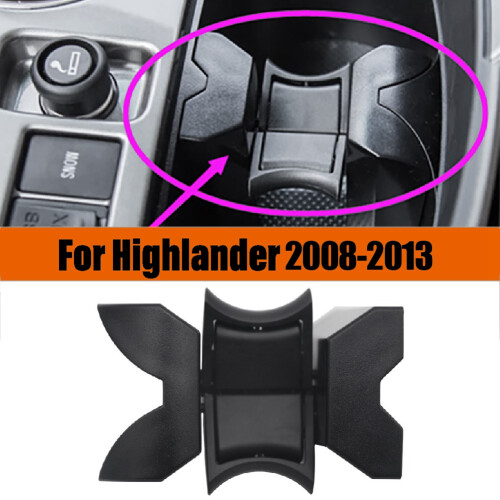 Center Console Cup Holder Insert Divider for  Highlander 2008 2009 2010 2011 2012 2013 New 55618-0E090 2