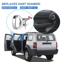 1 Paar AutoinnentüRgriff für Nitro 2007-2011 68004828AA 68004829AA TüRgriff Satin Chrom