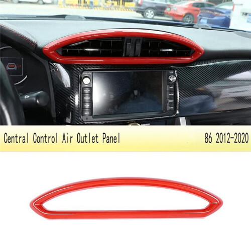 Car Central Control Air Outlet Panel Frame ABS Cover Auto Sticker for  BRZ  86 2012-2020 2