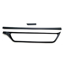 Central Control Instrument Air Conditioner Button Frame Trim Sticker for ZRV 2023 RHD Accessories - Black