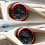 Compass  Stopwatch Trim Ring Car Accessories for   911 Cayenne Macan,Red 3