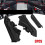 3Pcs Engine Upper Compartment Partition Bulkhead Panel Kit for  X5 E70 X6 E71 E72 51717169419 51717169420 51717169421 7