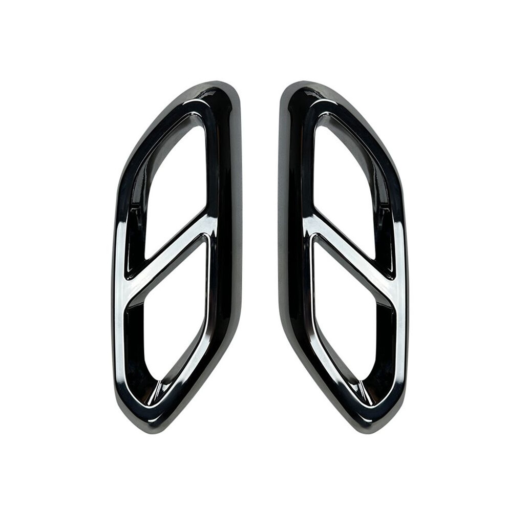 Car Rear Throat Exhaust Pipe Muffler Tips Cover Trim For Glc Class X254 2023+ Glc260 Glc300 Amg(Black) Black 6033075402893