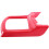 Car Interior Modification Front Drain Cup Frame Cup Holder Decorative Cover Red Carbon Pattern for  Charger 2016-21 5