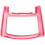 Car Interior Modification Front Drain Cup Frame Cup Holder Decorative Cover Red Carbon Pattern for  Charger 2016-21 6
