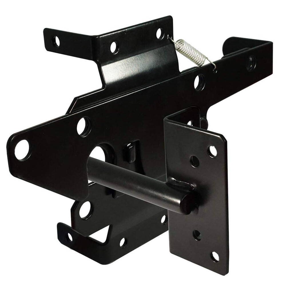 Heavy Duty Selflocking Gate Latch With Automatic Gravity Lock For Wooden Or Metal Fence Gates 9169991134680