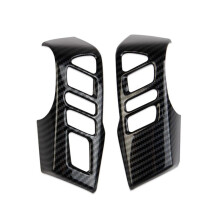 Para Frontier 2022-2024 Accesorios Interiores Embellecedores de la Cubierta del Volante del Coche, Fibra de Carbono ABS