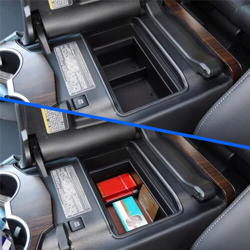 Car Center Console Armrest Storage Box for  Land  LC300 2022 Central Storage Organizer Container Tray 2