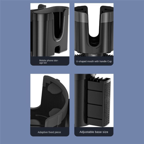 Car Cup Holder Expander, Cup Holder Extender Adapter for Car with Expandable Base 1