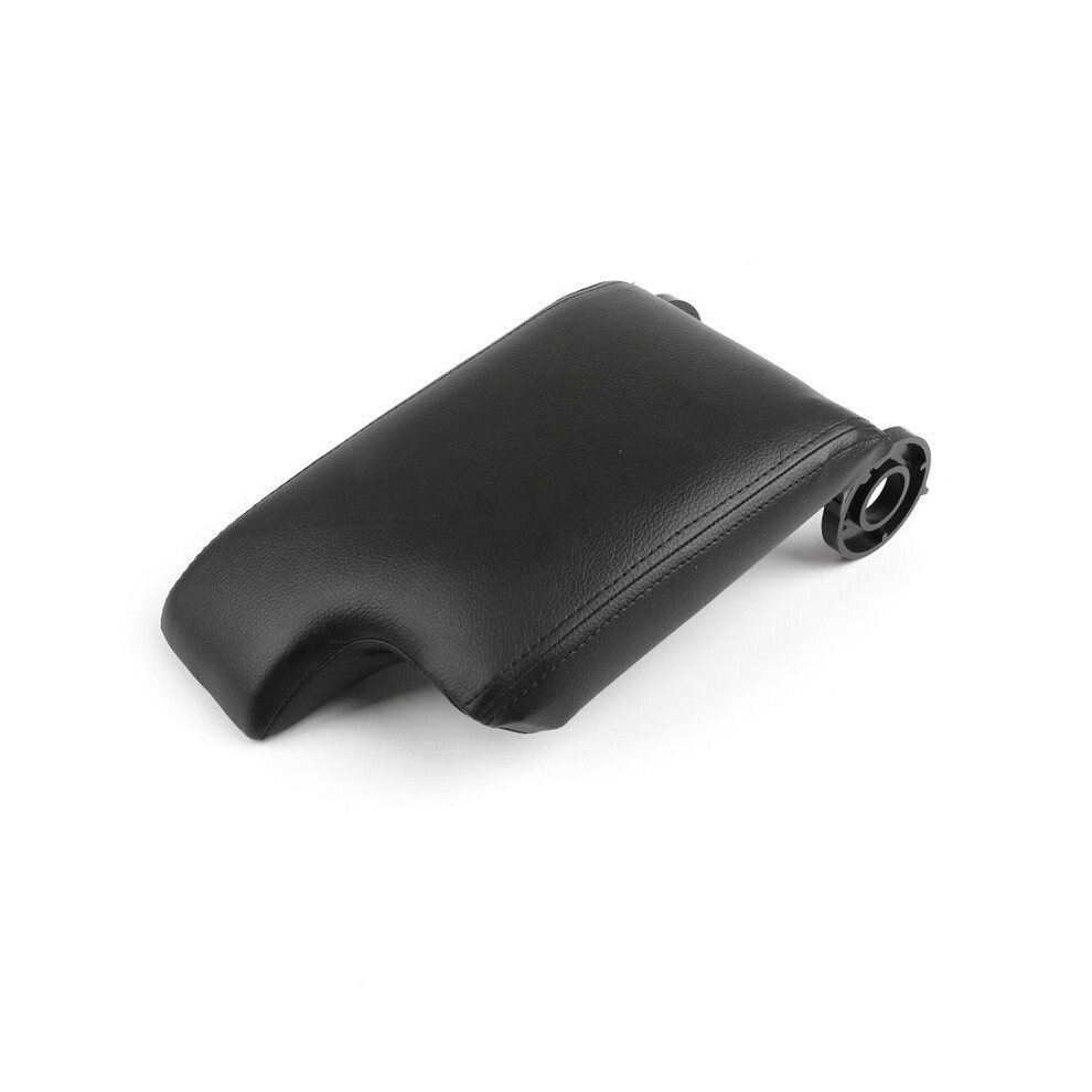 Leather Armrest Center Console Lid Cover For E46 3 Series 1998-2006 Black 6031805652075