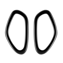 For  ALPHARD/VELLFIRE 40 Series 2023+ Car Front  Rear Hook Button Trim Frame Gloss Black