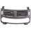 Front Central Air Conditioning Mitt AC Vent Outlet Panel Cover för   E-Class W211 2003-2008(MöRkgrå) 3