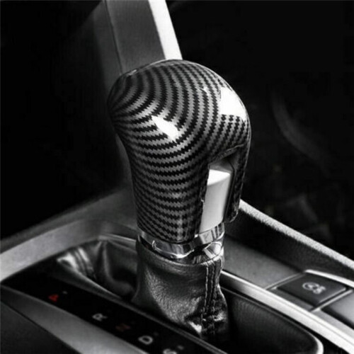 For   2016-2021 Carbon Fiber Pattern Inner Gear Shift Knob Cover Trim 2