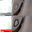 For  ALPHARD/VELLFIRE 40 Series 2023+ Car Front  Rear Hook Button Trim Frame Gloss Black 3