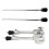 Adjustable Metal Drum Legs with Brackets for Stable Floor Tom Support and Replacement 2