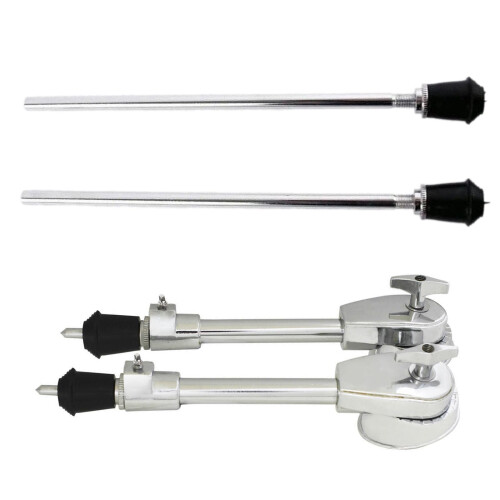 Adjustable Metal Drum Legs with Brackets for Stable Floor Tom Support and Replacement 1