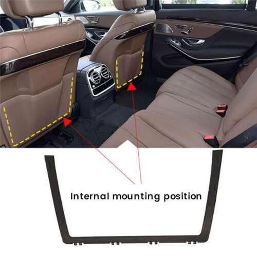 Car Front  Back Backrest Support Barcket Trim Replacement for   S Class W222 2014-2020 Beige