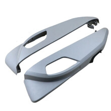 1Pair Car Guard Trim Cover 39984346 39984350 for S40 MK2 V50 2004-2012 Side Adjust Panel Outer Cover