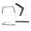 Car Front  Back Backrest Support Barcket Trim Replacement for   S Class W222 2014-2020 Brown 5
