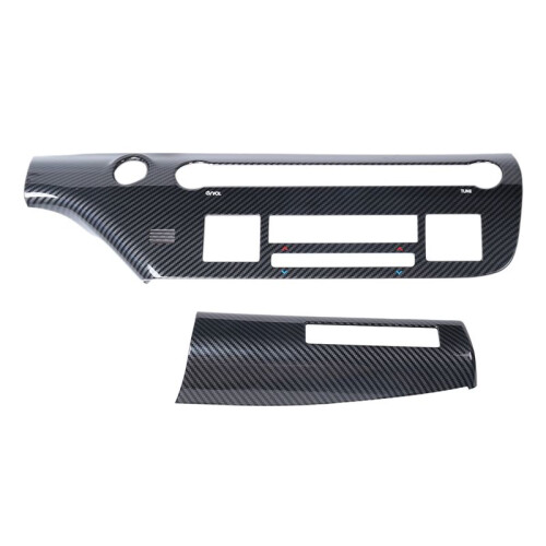 Car Central Control Trim Panel Frame for   2024+ Car Multi-Function Button Trim Panel Carbon Fiber Pattern