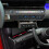 Car Central Control Trim Panel Frame for   2024+ Car Multi-Function Button Trim Panel Carbon Fiber Pattern 4