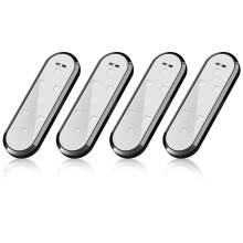 Autotürlicht, Auto-LED-Türlicht-Schildprojektor, 7-Farbiges LED-Begrüßungslicht, Auto-Warn-LED-Türschwellenlicht (4 STK)