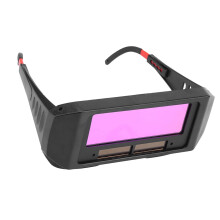 Solar Powered Auto Darkening Welding Goggles with UV and IR Protection Adjustable Shade Safety Glasses
