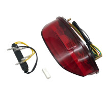Luz Traseira Traseira da Motocicleta Sinais de Freio Luz LED Integrada para  CBR600RR F5 2013-2023 Acessórios - Vermelho