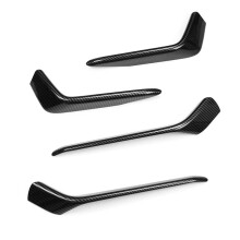 Carbon Fiber Front & Rear Fog Light Trims for Hatchback 2020 2021