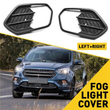 1 Pair Front Bumper Fog Light Frame Grille Cover F01039178 for Escape 2017-2019