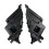 Front Left+Right Headlight Bracket for  Q7 4L 2010-2015  Light Mounting Support Frame Plate 4L0941613A 614A 6