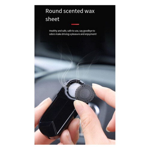 Car Aromatherapy Solar Powered Warning Light Anti-Theft Caution Lamp LED Interior Sensor Light 1