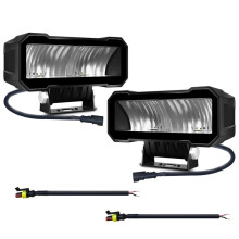 Faretti LED da 5 Pollici Fari LED Faretto da Guida Fendinebbia per Fuoristrada ATV UTV Camion Barca 80W 8000LM Faro da Lavoro