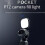 For Pocket3 Adjustable Led Fill Light Lamp + Bracket Clamp Adapter for  Osmo Pocket 1 2 3(B) 6