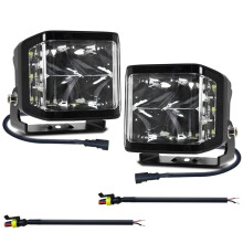 Faro da Lavoro A LED Bianca 100W 10000LM Fendinebbia Fuoristrada per Camion SUV Barca Luci da Lavoro Lampada da Guida Notturna 9-30V 2 Pezzi