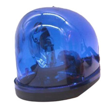 Luces de Alarma de Coche Giratorias Tipo Caracol Azul de 12 V Luz de Advertencia Luz de Techo Luz Estroboscópica Universal para Automóviles