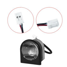 Scooter-Scheinwerfer für 4 Pro Elektroroller Scheinwerferlampe Frontlampe LED-Licht Scooter-Teile Schwarz