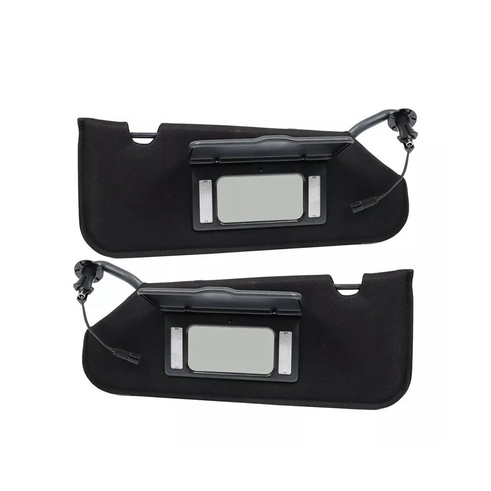1Pair Car Sun Visors Shades W/ Makeup Mirror 23142243 23142245 For Corvette C6 2005-2013 1592388815923886 Light 6033075400219