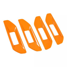 For  Ranger 2023 2024 Car Door Armrest Cover Frame Trim Interior Accessories Orange