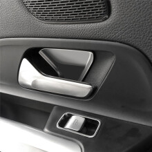 1 Ensemble/4 Pièces Autocollant de Revêtement D'Habillage de Bol de Poignée de Porte Intérieure pour EQB/ EQA/GLA/GLB/Classe B 2020-2024