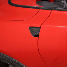 Pour Corvette C7 2014-2019 Véritable Fibre de Carbone Poignée de Porte de Voiture Bol Couvercle Garniture Accessoires
