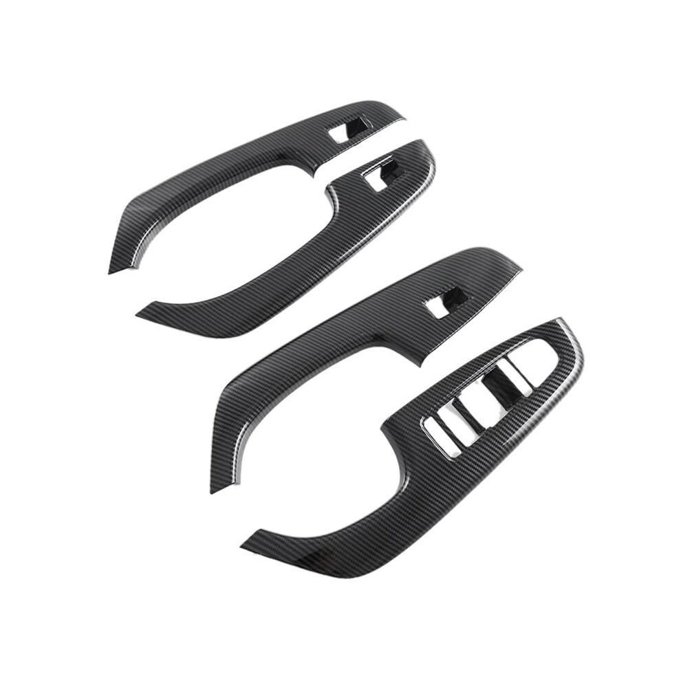 Car Window Lift Button Cover Interior Door Armrest Trim Panel Carbon Fiber Color For Seal / Atto 4 Light 6033075492511