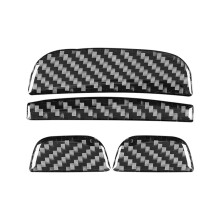 Carbon Fiber for   C Class W203 2005-2007 Center Console Armrest Box  Cover Trim Interior Accessories