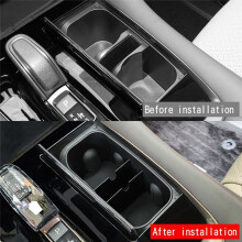 Auto-Mittelkonsole, Silikon-Aufbewahrungsbox für Wasserbecherhalter, für Alphard Vellfire 40 Serie 2024 LHD